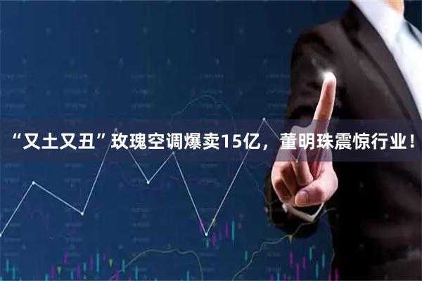 “又土又丑”玫瑰空调爆卖15亿，董明珠震惊行业！